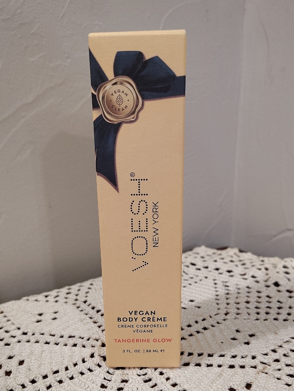 VOESH Vegan Body Cream Tangerine Glow 3 Fl. Oz NIB Sealed